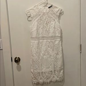 Lace White Dress